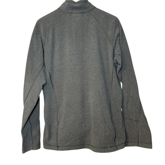 The North Face Men’s Medium Gray Quarter Zip Fleece Pullover Sweatshirt - Picture 3 of 5